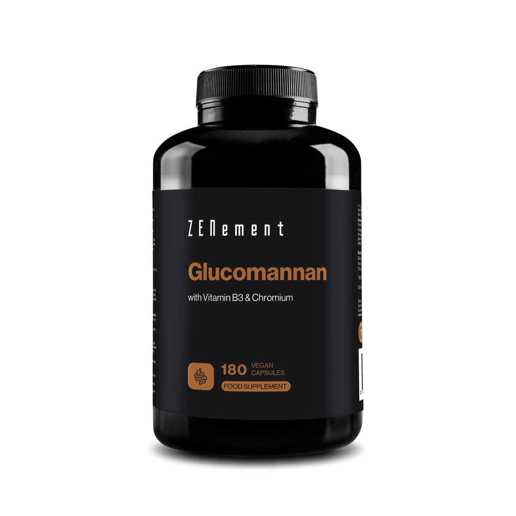 Glucomannan with Vitamin B3 and Chromium