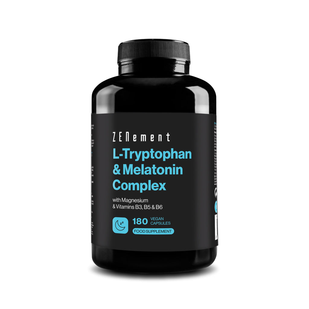 Complexe de L-Tryptophane avec Mélatonine, Magnésium + Vitamines B3, B5, B6