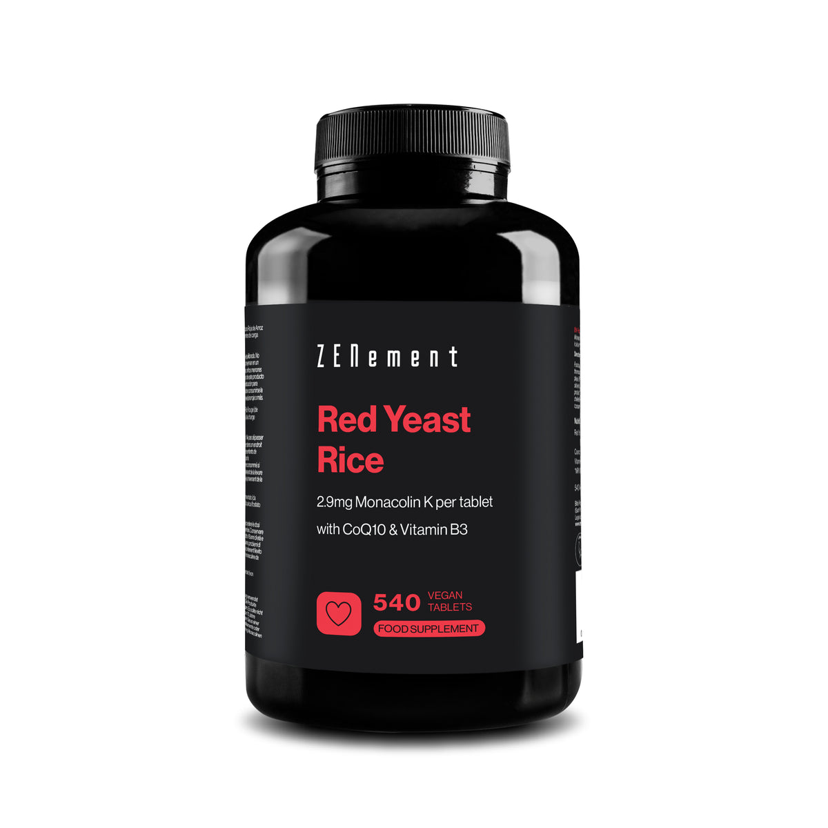 Red Yeast Rice with 2.9mg of Monacolin K, 10mg of CoQ10 & Vitamin B3