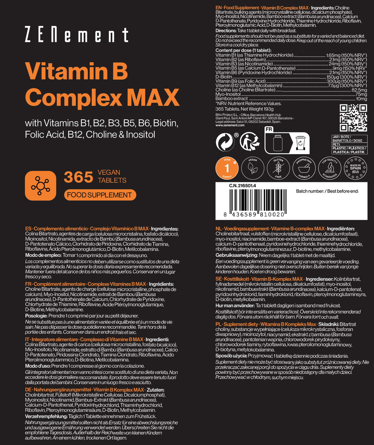 Vitamin B Complex MAX