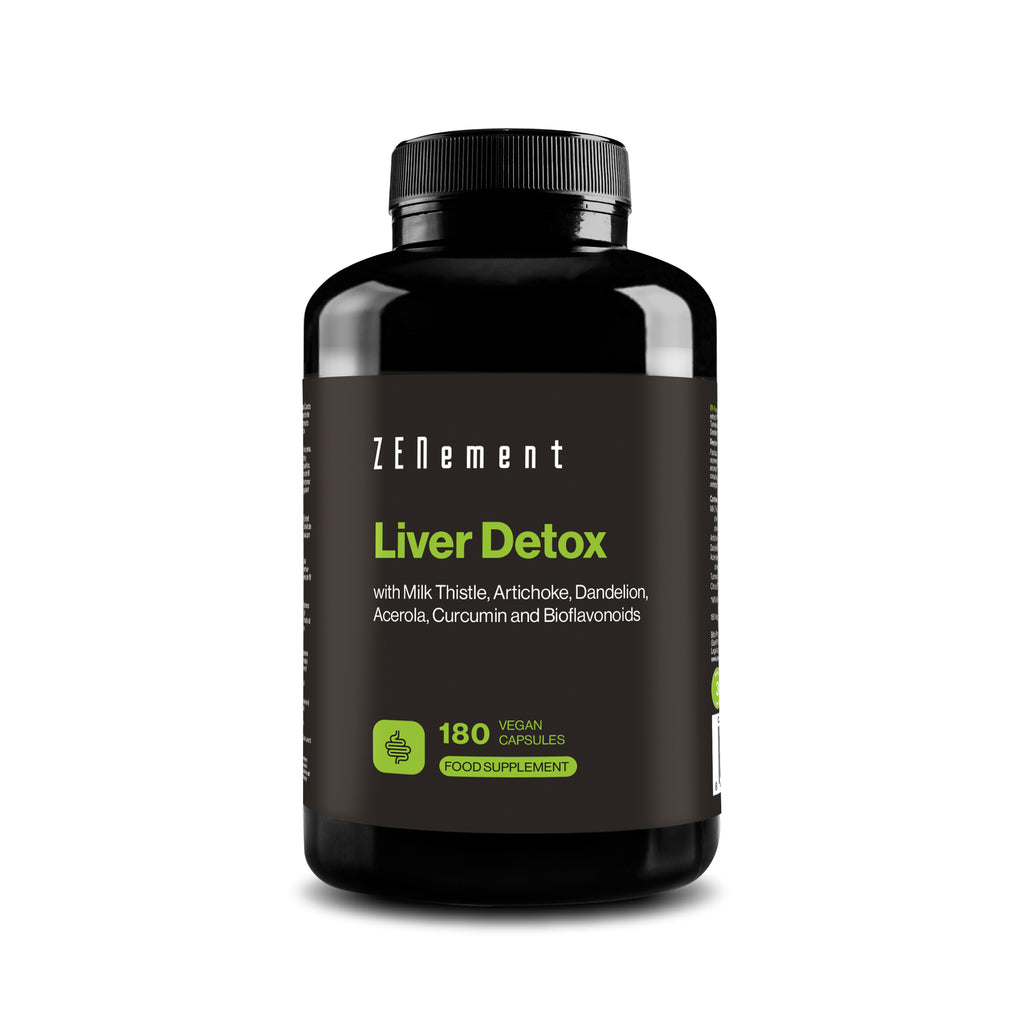 Detox Hígado con Cardo Mariano, Alcachofa, Diente de León, Acerola, Cúrcuma y Bioflavonoides