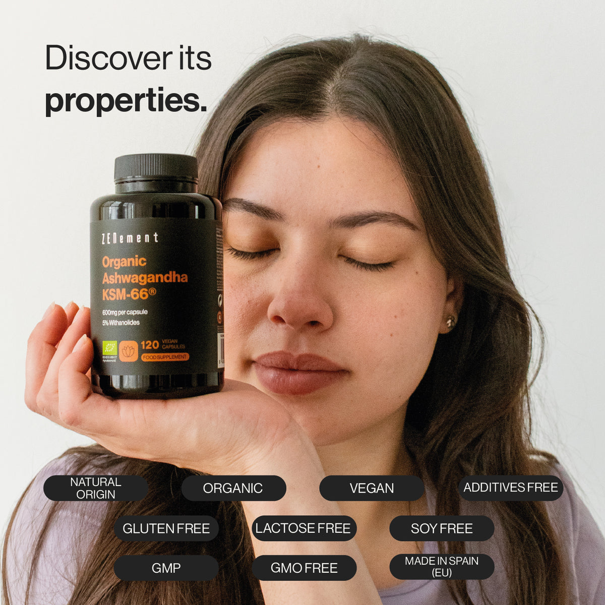 Organic Ashwagandha KSM-66® 600mg per capsule