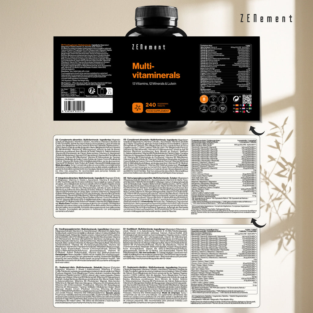 Multivitaminerals - 27 Vitamins & Minerals with Lutein
