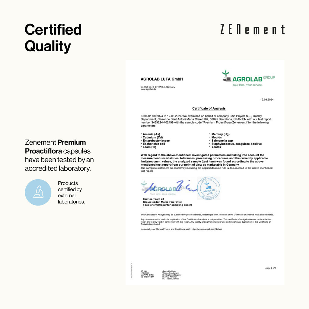 Premium Proactiflora 30 Strains | 80B CFU + Butirate, Inulin & Zinc