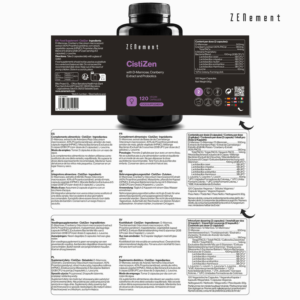 CistiZen with D-Mannose, Cranberry Extract and Probiotics