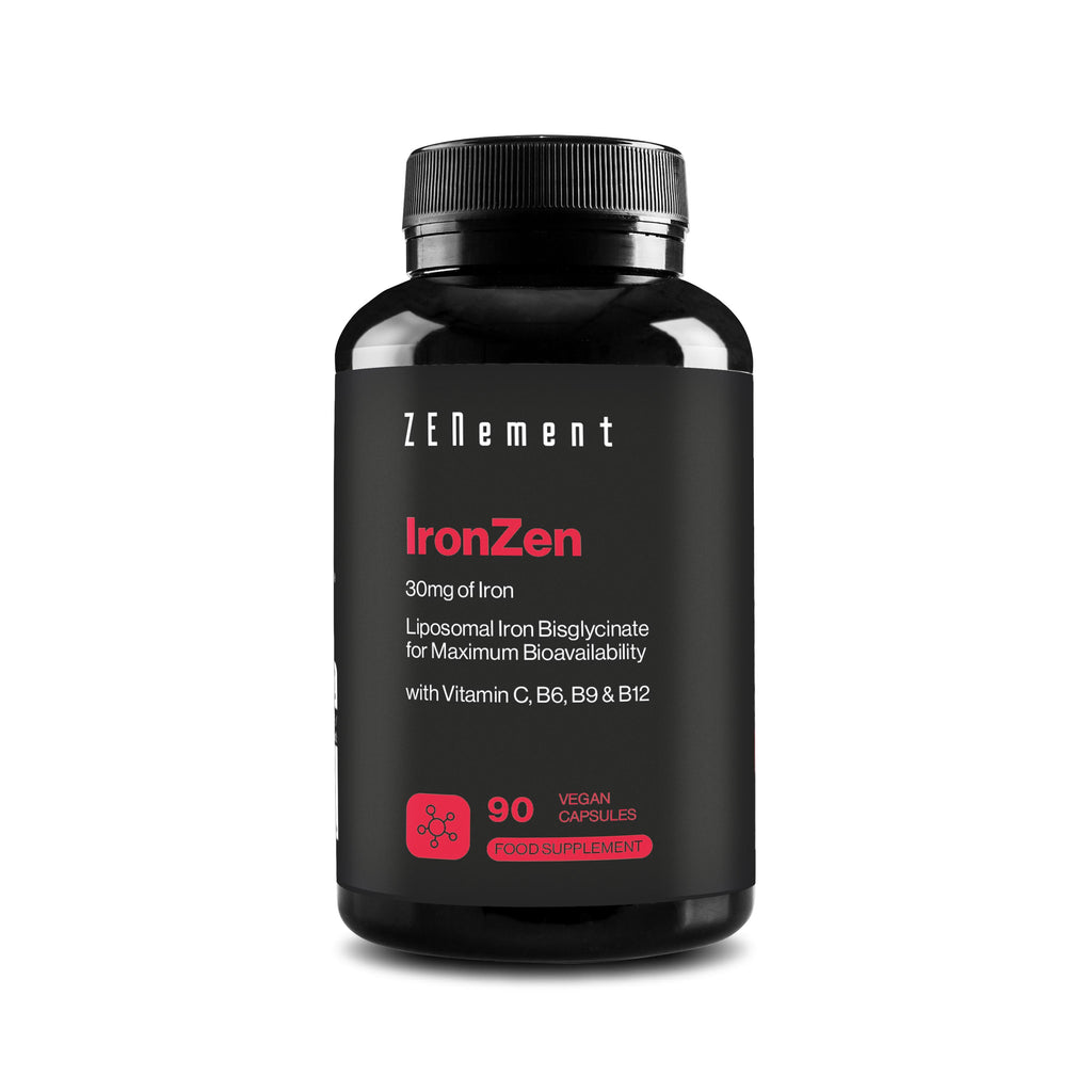 IronZen 30mg Iron with Vitamin C, B6, B9 & B12