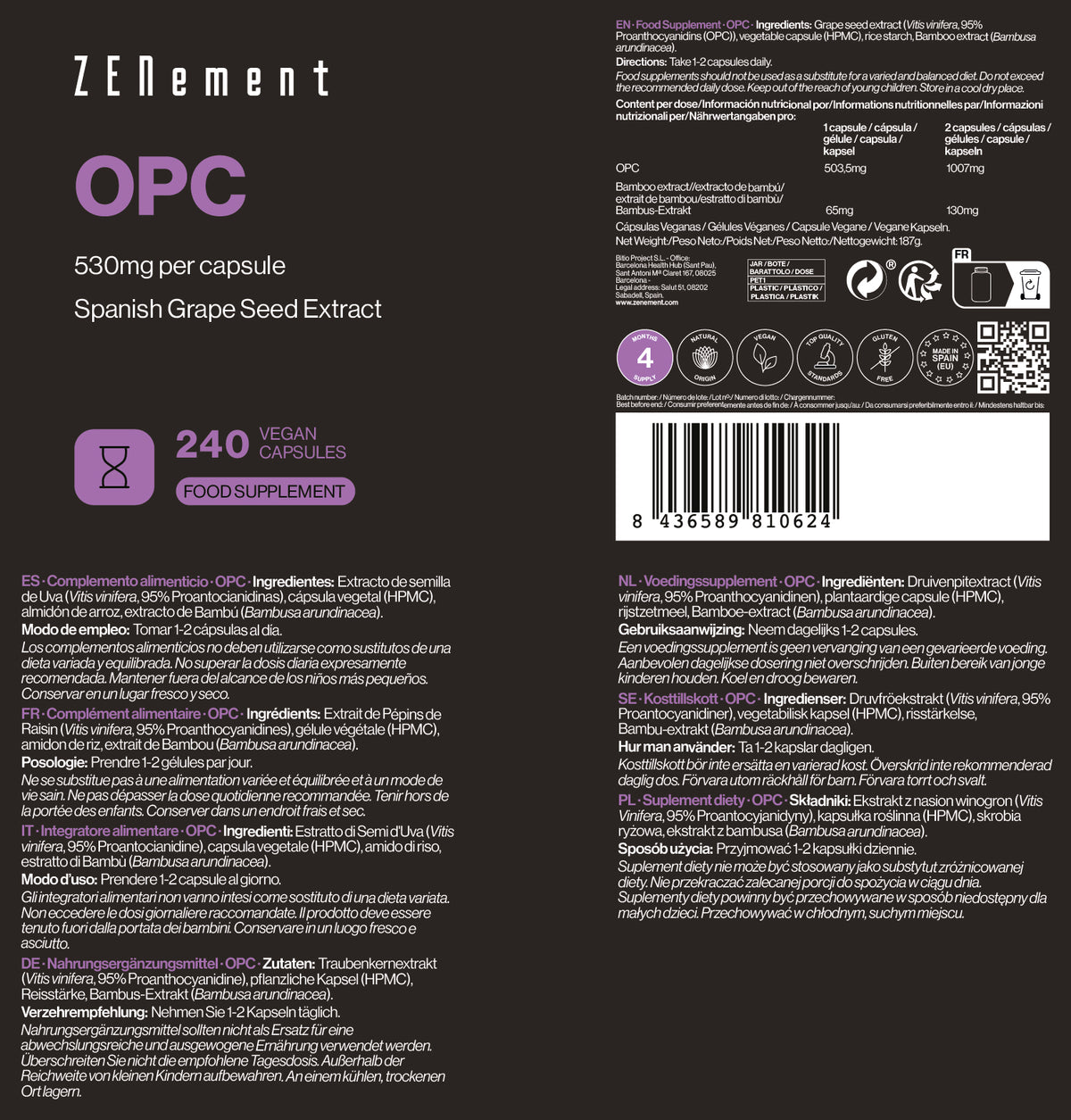 OPC 1007mg per dose