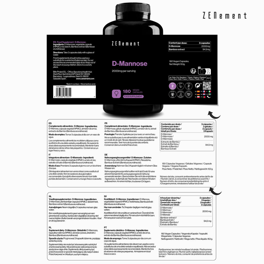 D-Mannose 2000 mg par dose