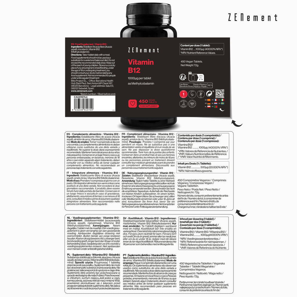Vitamina B12 1000 mcg per compressa