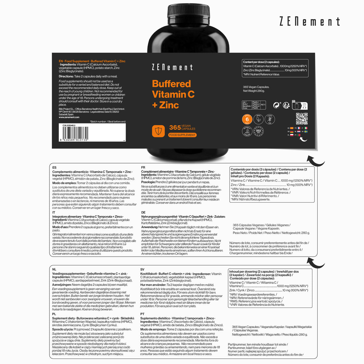 Buffered Vitamin C + Zinc