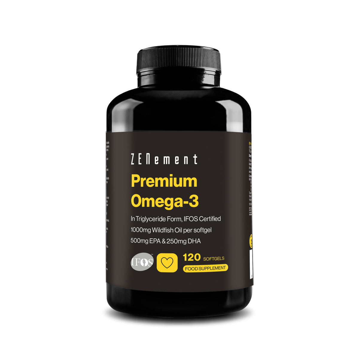 Premium Omega-3 In Triglyceride Form, IFOS Certified