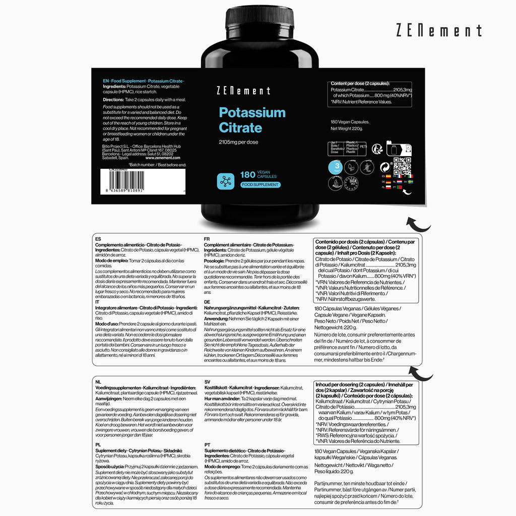 Kaliumcitrat 2105 mg pro Dosis