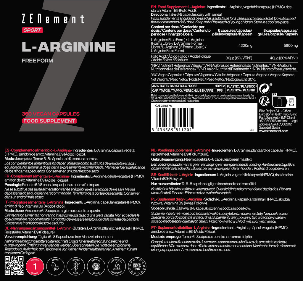 L-Arginin Freie Form