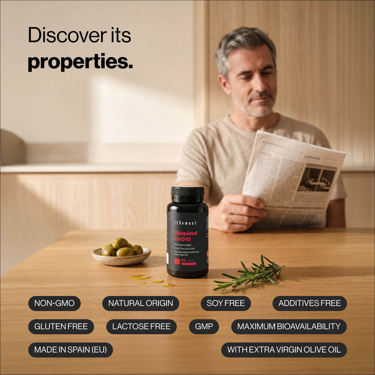 Ubiquinol CoQ10 100mg per softgel