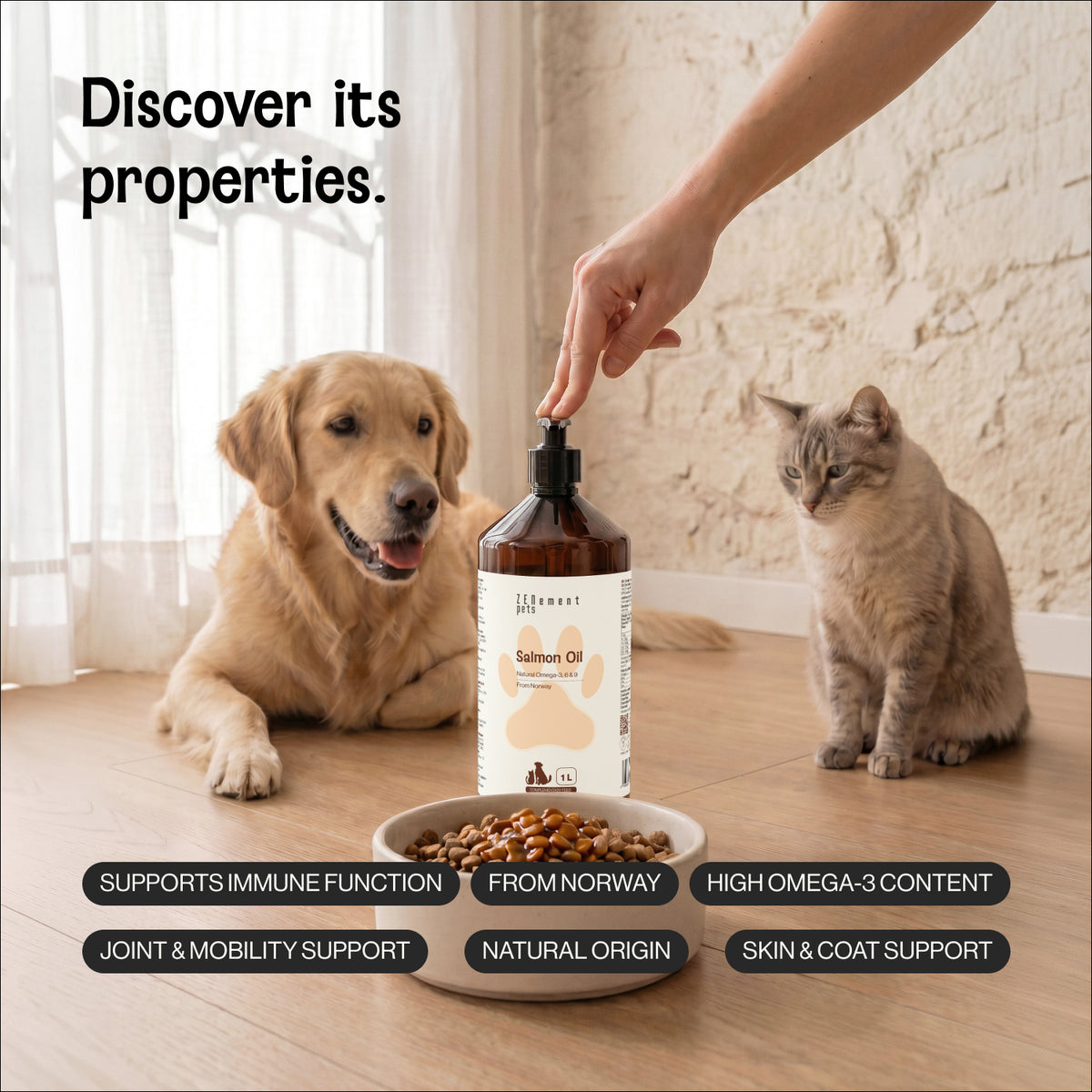 Salmon oil  Natural Omega-3, 6 & 9