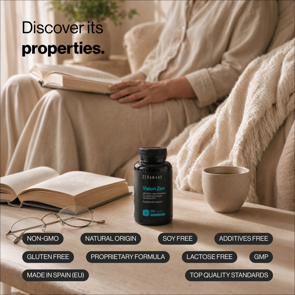 Vision Zen with DHA, Lutein, Zeaxanthin, Zinc, Selenium, Copper, Vitamins E & B2
