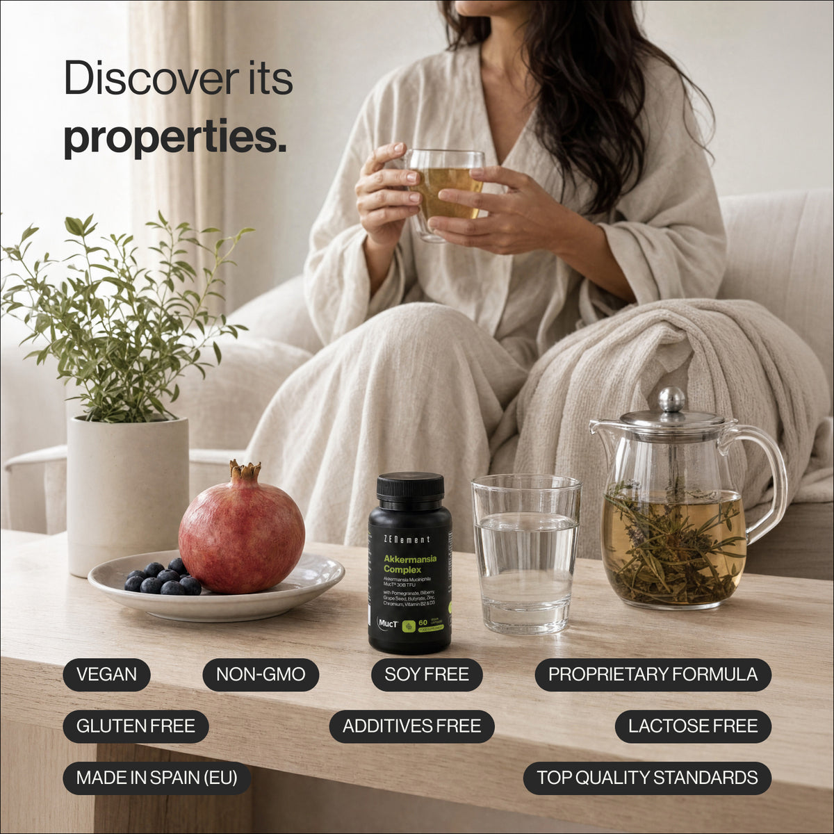 Akkermansia Muciniphila MucT™ Pasteurised 30 Billion TFU