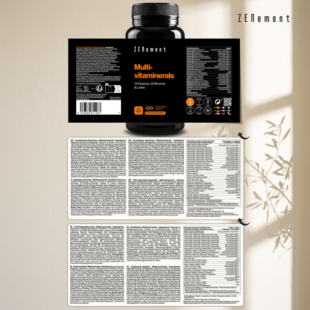 Multivitaminerals - 27 Vitamins & Minerals with Lutein